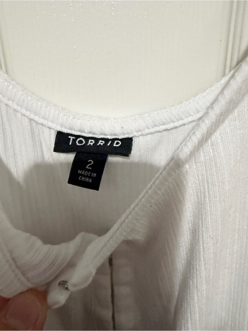 Torrid white tank and Black Sheer Floral Kimono - Picture 4 of 7